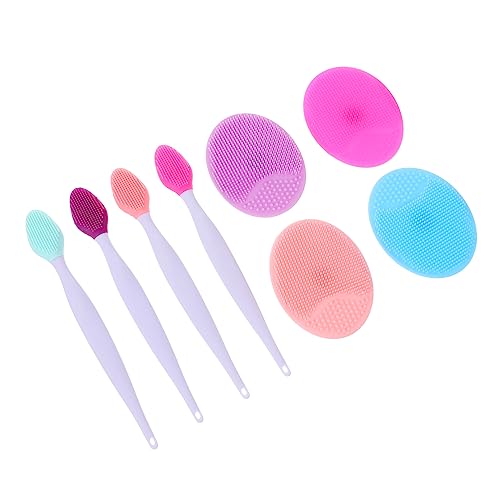 Ipetboom 1 Set Silicone Beauty Brush Facial Tools Nose Exfoliator Facial Exfoliating Brush Silicone Beauty Tool Face Cleaning Plastic