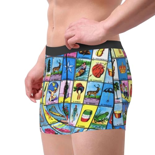 Happy Halloween Black Bats Men's Boxer Briefs Breathable Stretch Underwear novelty Trunk Underwear4