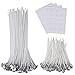 MengH-SHOP Stoppini di Candela Kit per Fabbricazione di Candele con Supporti di Centraggio Adesivi Stoppino Fai da Te Regalo 212 Pezzi