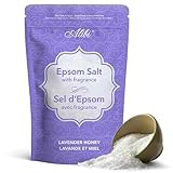Alibi Scented Epsom Salt Bath - Honey & Lavender Epsom Salts 454G - Natural Magnesium Sulfate Crystals - Reaselable Bag