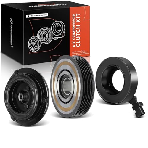 A-Premium Air Conditioner AC Compressor Clutch Kit Compatible with Jeep Grand Cherokee 2011-2016 & Dodge Charger 2011-2013, Challenger 2011-2014, Durango 2011-2015 & Chrysler 300 2011-2013, 3.6L