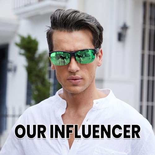 Image of DUCO Polarized Fitover Sunglasses UV400 Protection & HD for Unisex 8960