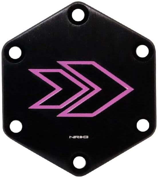 NRG Aluminum Steering Wheel Horn Delete Plate w/Arrow STR-620PP + USPL AIR FRESHENER