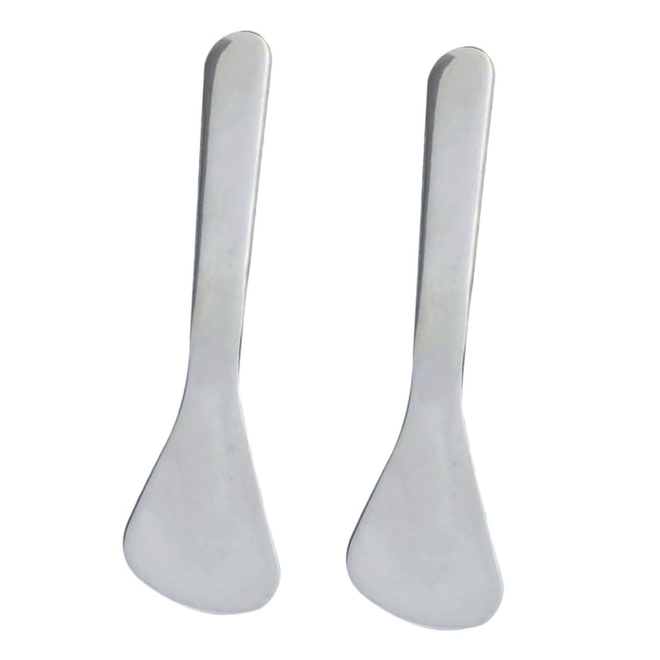 GOOHOCHY Facial Spa Tools 2pcs Skincare Spatula Mini Eye Cream Scoop for Lotion Application