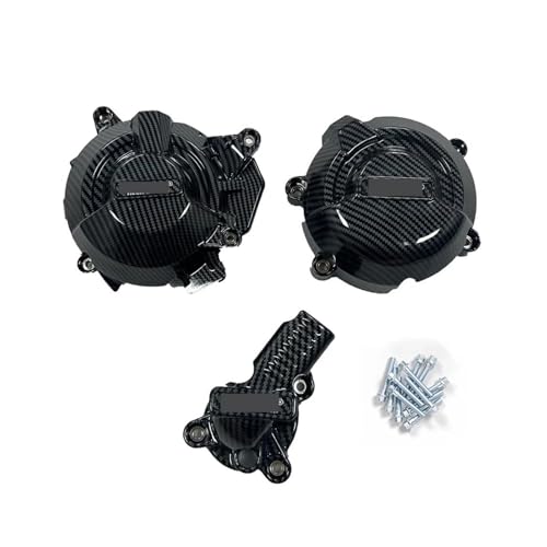 SCSTHRCRA Powersport Motorschutz Für K&TM 790 Duke (R) 2018-2023 890 Duke (R) 2020-2023 Motorrad Neue Motorschutzabdeckung (Carbon Fiber Texture)