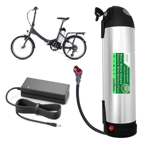 Batería para bicicleta eléctrica en forma de botella de agua para rutas urbanas y montaña 48V