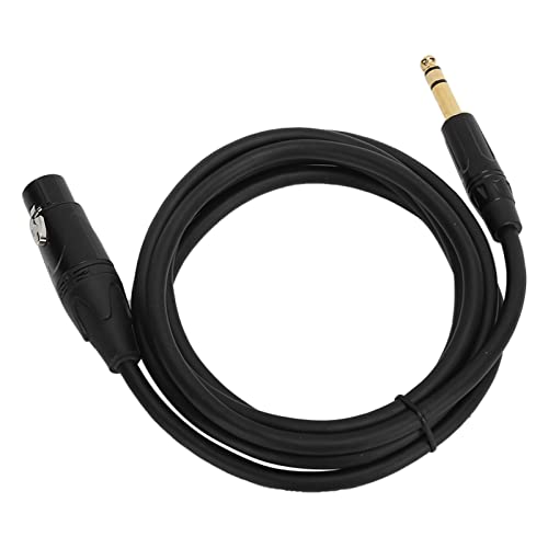 Cable XLR a 1/4 de 3m contra interferencias, señal equilibrada de cobre para estudio