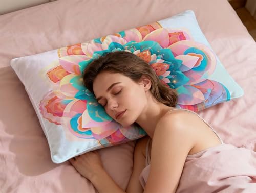 Housse de coussin bleu 50 x 70 rectangulaire taie oreiller velours - 7