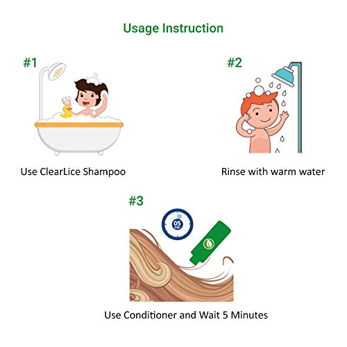 Clearlice® Family Size Lice Prevention Kit Repels Lice, Eggs and Nits