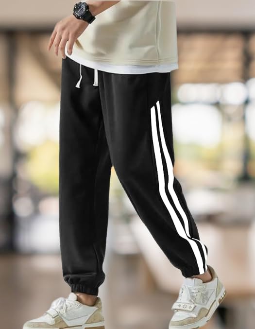 Image of Track Pant for Men || Regular Fit || Track Pants || Full Elastic Jogger Track Pant || Available in Combo Pack of 2