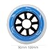 JCXYL EV 90mm/100mm Competition Speed Inline Skate Wheels 85A for PU Single Row Roller Skate Wheel Replacement Training Set of 8,Blue,90mm