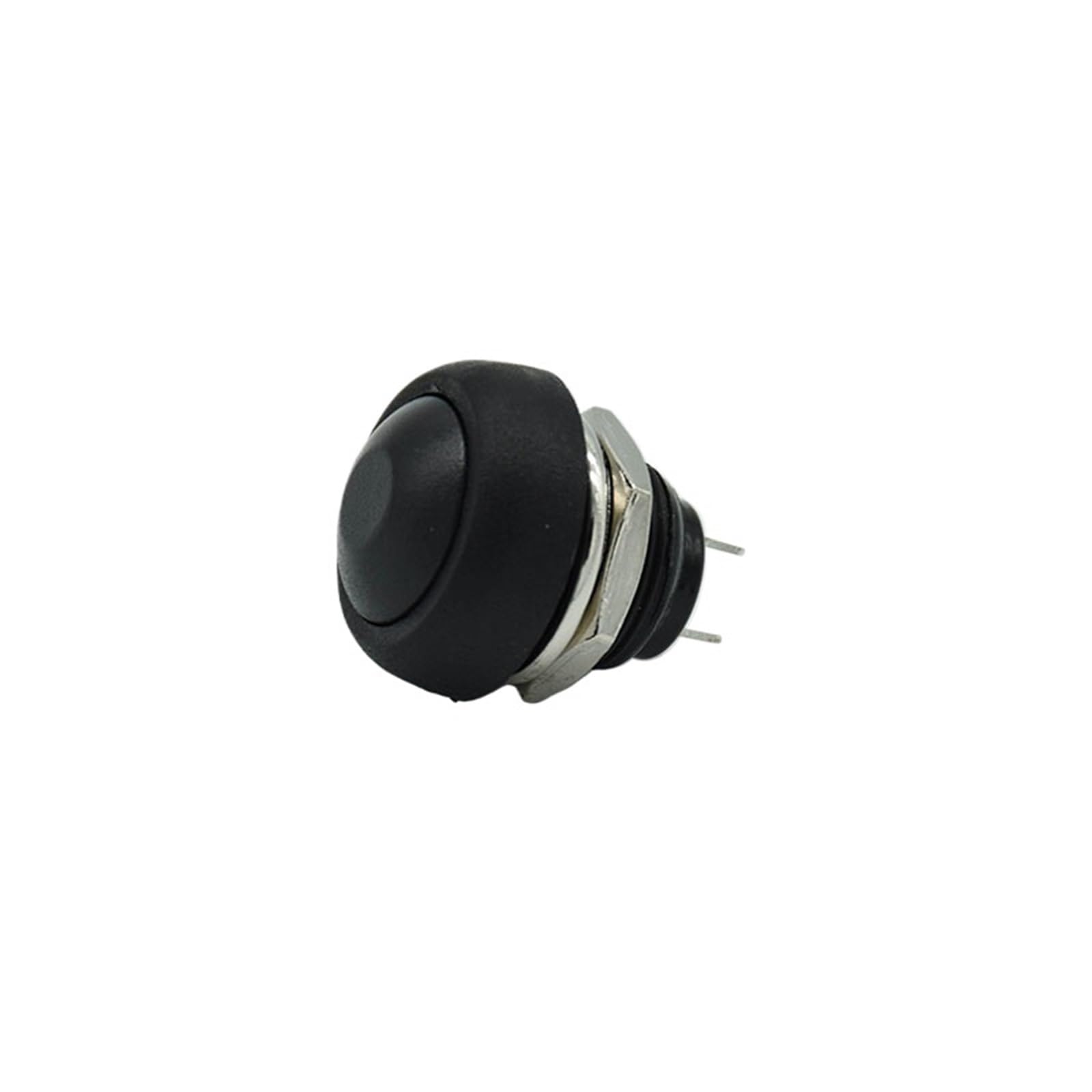 Mini-interrupteur bouton-poussoir momentané rond étanche 12mm 250V lot de 30