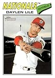 2026 Topps Heritage #124 Daylen Lile NM-MT Nationals Baseball Trading Card
