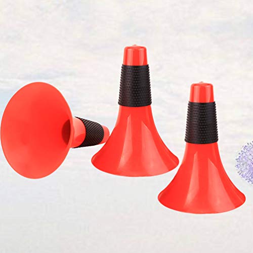 Conjunto de 3 peças de marcadores de cones de trânsito para jogos ao ar livre BESPORTBLE para skate