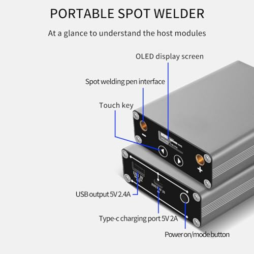Soudeur par points de précision avec écran OLED haute résolution et technologie Lipo 5000 mAh