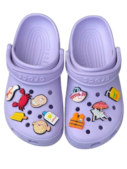 Pinapes Different-Shaped Pvc Rubber, Multi Shoe Charms Jibit Jibbits For Clog Croc Decoration Charms Mixed Unique Special Charms Touch Of Personality To Your Shoes Random (Charms Set Of 20) (B0D1KNS3Q5) Amazon Price History, Amazon Price Tracker