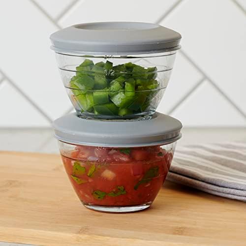 Anchor Hocking 4-IN-1 PREP BOWLS. 6 Piece set (3 Bowls and 3 lids) - Thumbnail 2