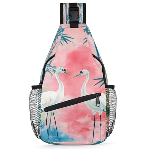 Sling Bag para mujeres y hombres, mochila cruzada unisex
