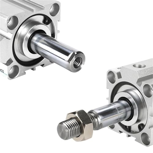Cilindro neumático SDA de carrera 25mm para automatización industrial compacta 7