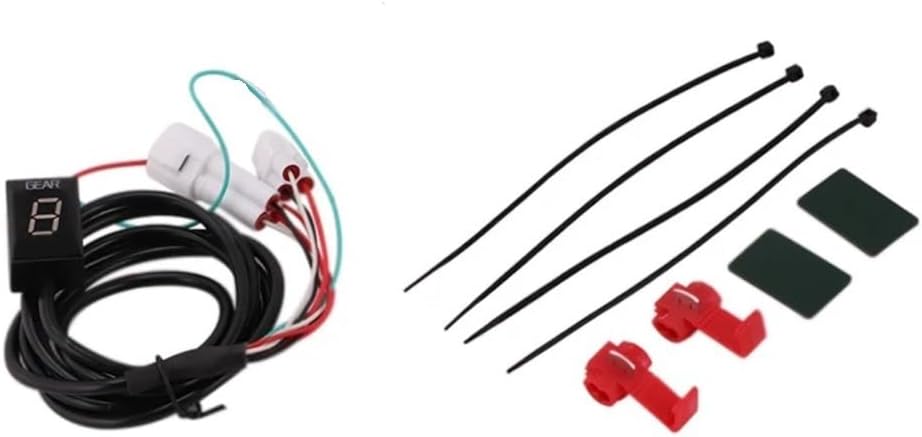 Gear Display Meter Motorcycle 6 Level Speed Gear Display Indicator for YA&MAHA FZ8 FZ6 FZ6R MT01 MT03 Xj6 Xjr400 Xjr1300 YZF R6 R6s Motorcycle Gear Indicator