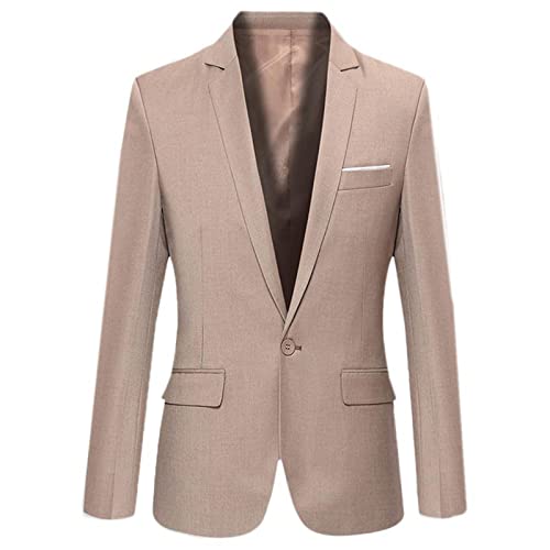 Blazer kaki homme Kelsiop en coton de qualité supérieure chic - 3