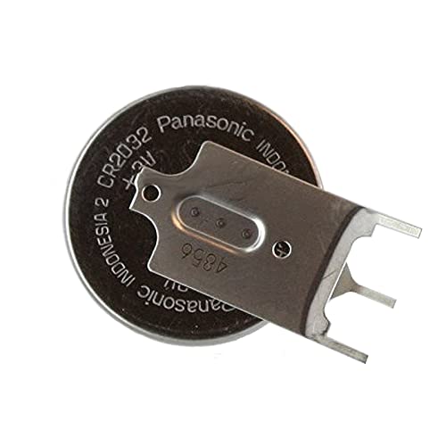 Panasonic CR-2032/GVN 3V Lithium Coin Battery Horz 3 Pins Tab for PC CMOS IBM ThinkPad A31 Series, IBM ThinkPad I -Series, IBM ThinkPad 2655-27A, IBM ThinkPad R50, R52 A31P T20 T21