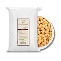 100% NATUREL: Vous recevez nos pois chiches séchés issus de culture biologique contrôlée et sans aucun additif. Ces pois chiches sont donc exempts de génie génétique, d'engrais artificiels et de pesticides chimiques - pour un pur plaisir! CONSEIL: Av...