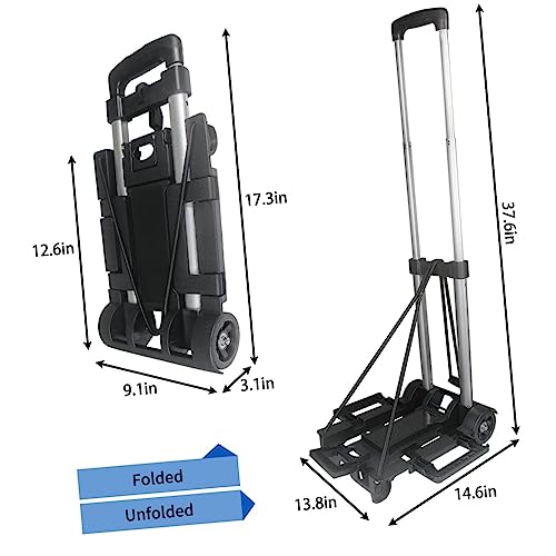 Carretilla Plegable de Aluminio para Compra y Equipaje miniatura 5
