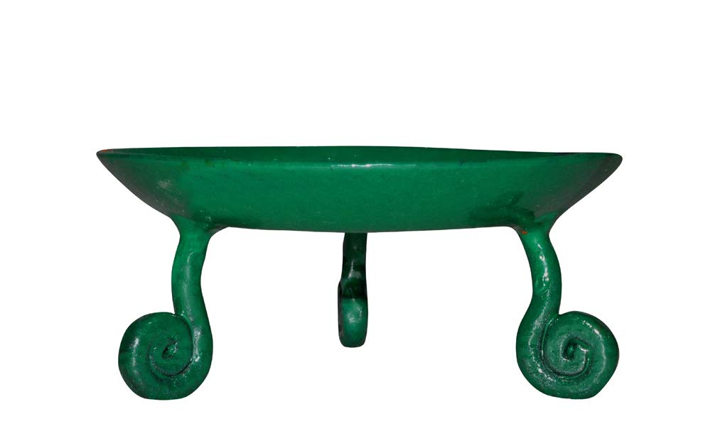 Lalhaveli Home Decorations Light Indian Decorative Iron Pillar Candle Stand, 4.5