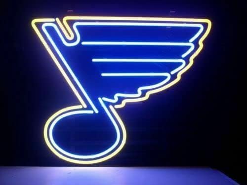 Queen Sense 17"x14" St Louis Sports Blue Neon Sign Light Man Cave Bar Pub Beer Gift Neon Lamp A117SLB