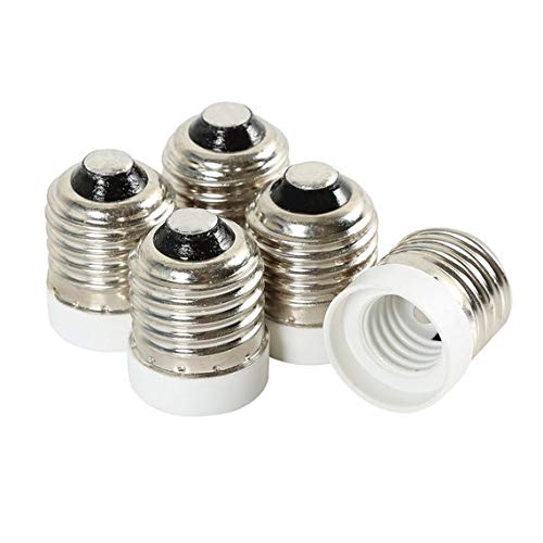Yi Lighting - E26/E27 to E17 Adapter, Medium to Intermediate Socket Converter (12 Pack)