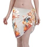 Facile à nouer : la cravate du paréo de plage est assez longue, elle est facile à nouer, et il y a plus de place. Vous pouvez attacher la serviette de plage sur vos hanches, votre poitrine, ou la mettre sur vos épaules selon vos préférences