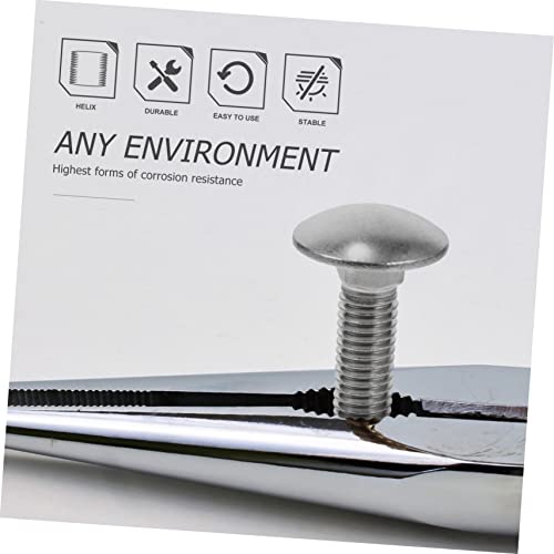 Hohopeti 30 Peças Kits De Parafusos Sextavados Com Rosca De Parafuso Parafusos E Porcas Resistentes