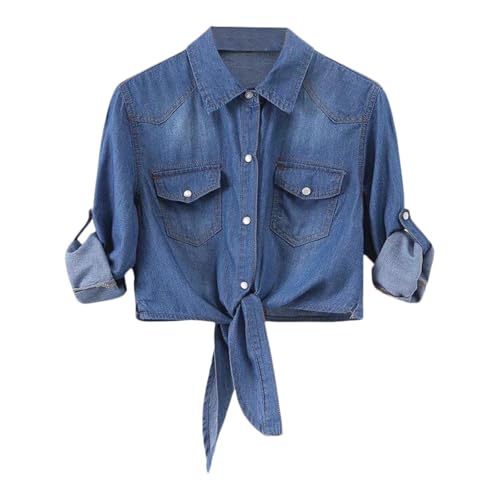 Veste en jean à manches courtes pour rompre la monotonie des looks