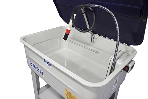 Sogi SP-LV-E Baño de lavado con bomba a recuperación para motores Carter taller piezas arandela