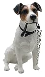 Aus der Leonardo-Kollektion Lesser & Pavey Sitzende Walkies Jack Russell, weiß, Höhe 17 cm