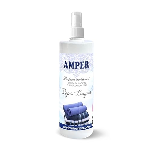 Ambientador Spray Pulverización Fina. Larga duración. Aroma Fresco. ROPA LIMPIA (ROPA LIMPIA, 500 ml)