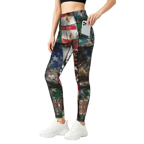 Pantalones de yoga contra la incomodidad con bolsillos integrados