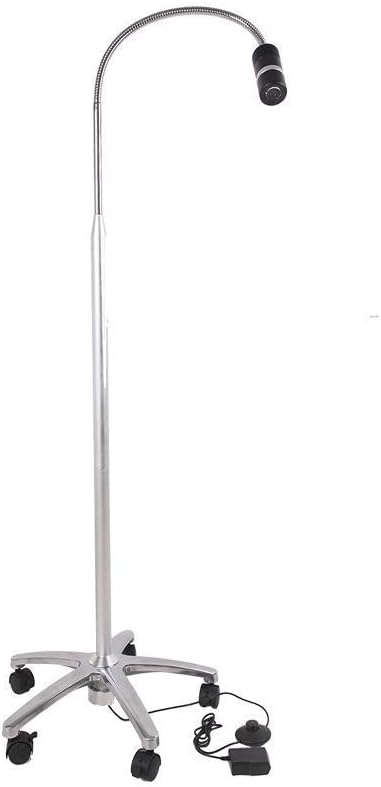7W Mobile Stand Surgery Auxiliary Light LED Examination Lamp Foot Switch JD1100L Spot Size Adjust