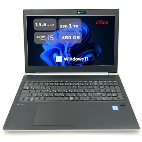 450G5 15.6^HD (1366×768) - 8 Core i5- 16GB - SSD 1TB - webJ-WiFi&Bluetooth - USB Type-C - Win11 - MS Office 2019 (