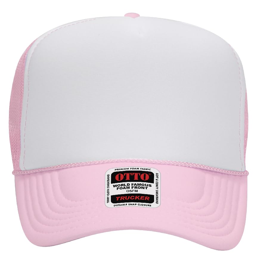 Image of Otto Cap 5-Panel High Crown Mesh Back Trucker Hat