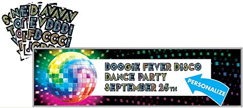 70's Party Personalize It! Giant Sign Banner, 65