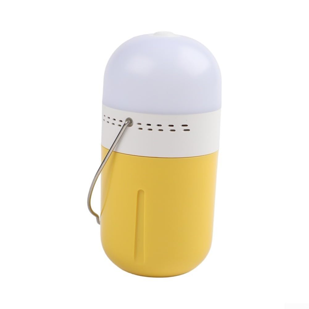 Posheliox Salt Water Lamp, Portable Capsule Saline Lantern