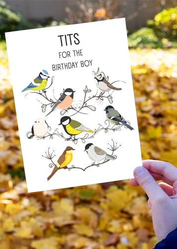 TEEMI-Birdwatching - Funny Birdwatcher Birthday Card for You Best Friend, Boyfriend, Husband, Brother, Dad, Grandad or Uncle2