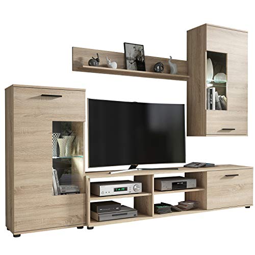 HomeSouth - Mueble de Comedor, Salon Modelo Antigona, Acabado en Color Cambria, Medidas: 228,8 cm de Ancho