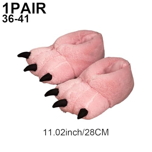 Chaussons pattes d'animaux, le cadeau d'hiver rigolo et confortable