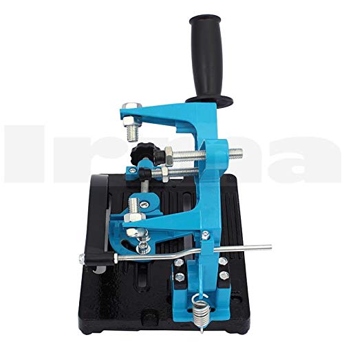 BSD Supporto per Smerigliatrice Angolare 115/125mm - Supporto per Troncatura per Smerigliatrice Angolare, Base in Ghisa con Morsetto