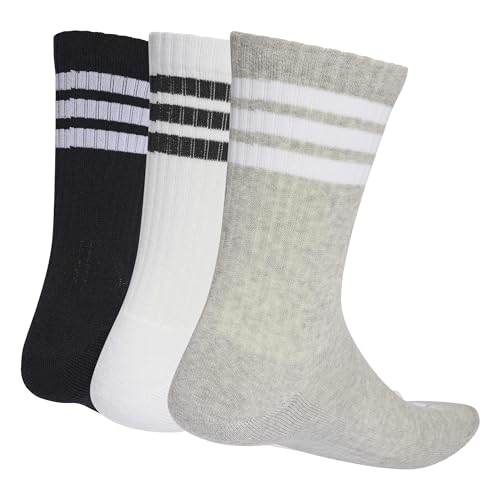 Miniatura 3 de adidas Unisex Pack de 3 pares de calcetines clásicos 3 bandas con amortiguación