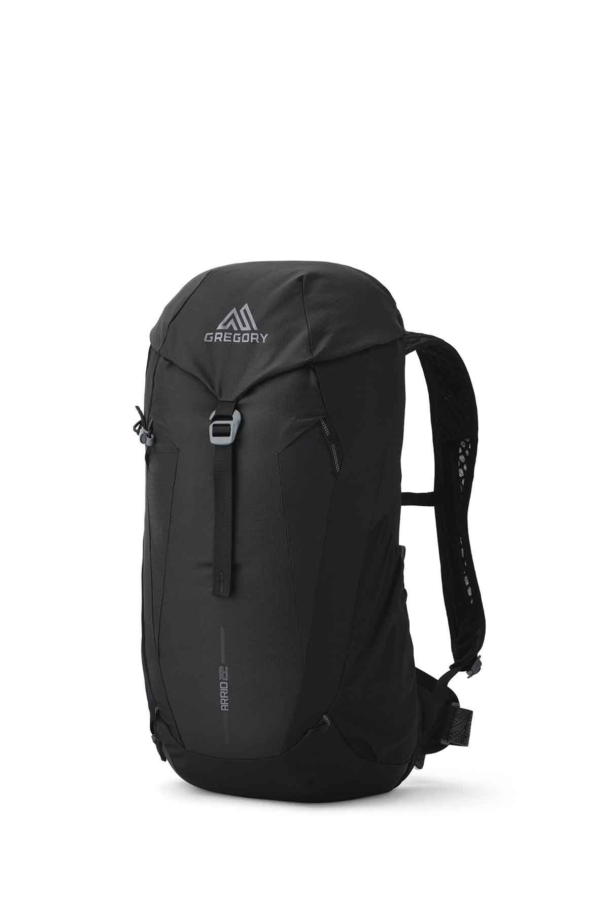 Gregory Cloud Control - Arrio 22 - Day Hiking Backpack, 53 cm, 22L, 0.81 KG, Lightweight, ventilated backpack, raincover included, flexible hipbelt, Black (Shadow Pine Black)