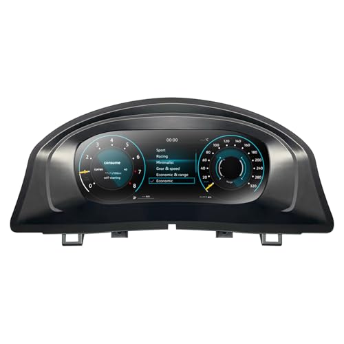 Digitales Armaturenbrett, Ersatz-Instrumententafelanzeigen für Autos, Ersatz-Tachometer-Kombiinstrument für Golf 5 Baujahre 2004-2008, digitaler Kombiinstrument-Tachometer – 12,3 Zoll